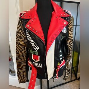 Azalea Wang Studded Leather jacket